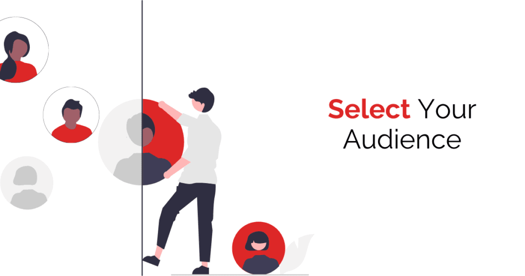 Selecting your audience is key when telling your career change story. 