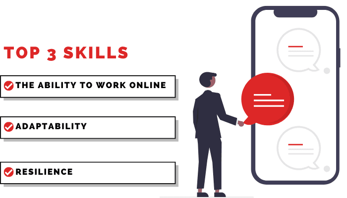 These are basic skills that you as a new grad (probably, already, must have) since the pandemic started. You're pretty much ready for the tech life with these 3 skills!