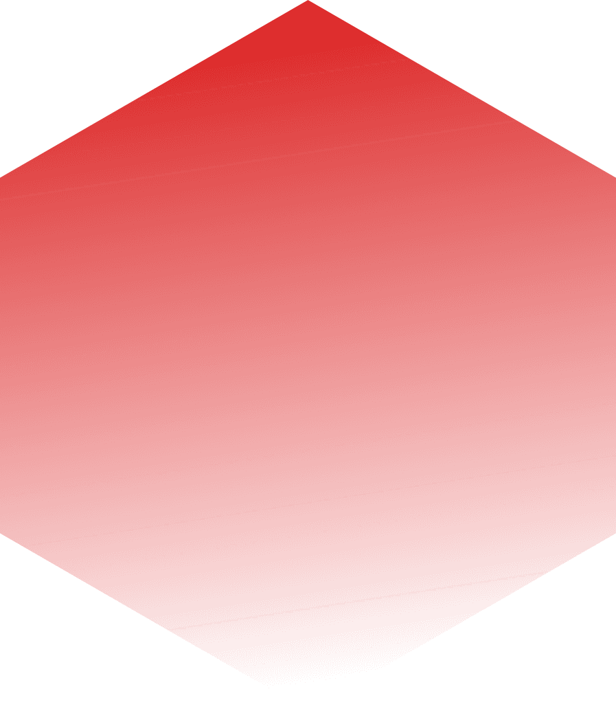 hexagon red gradient