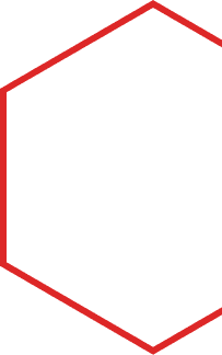 hexagon red