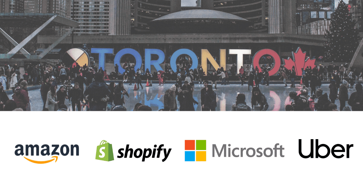  Toronto tech sales logos.