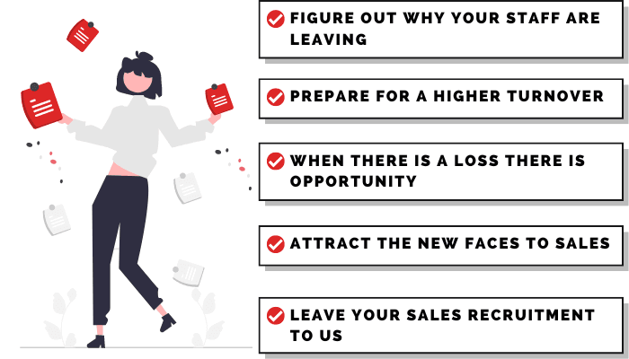 5 great tips to help your sales team survive the Great Resignation. 