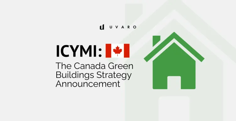 ICYMI - The Canada Green Building Strategy Announcement